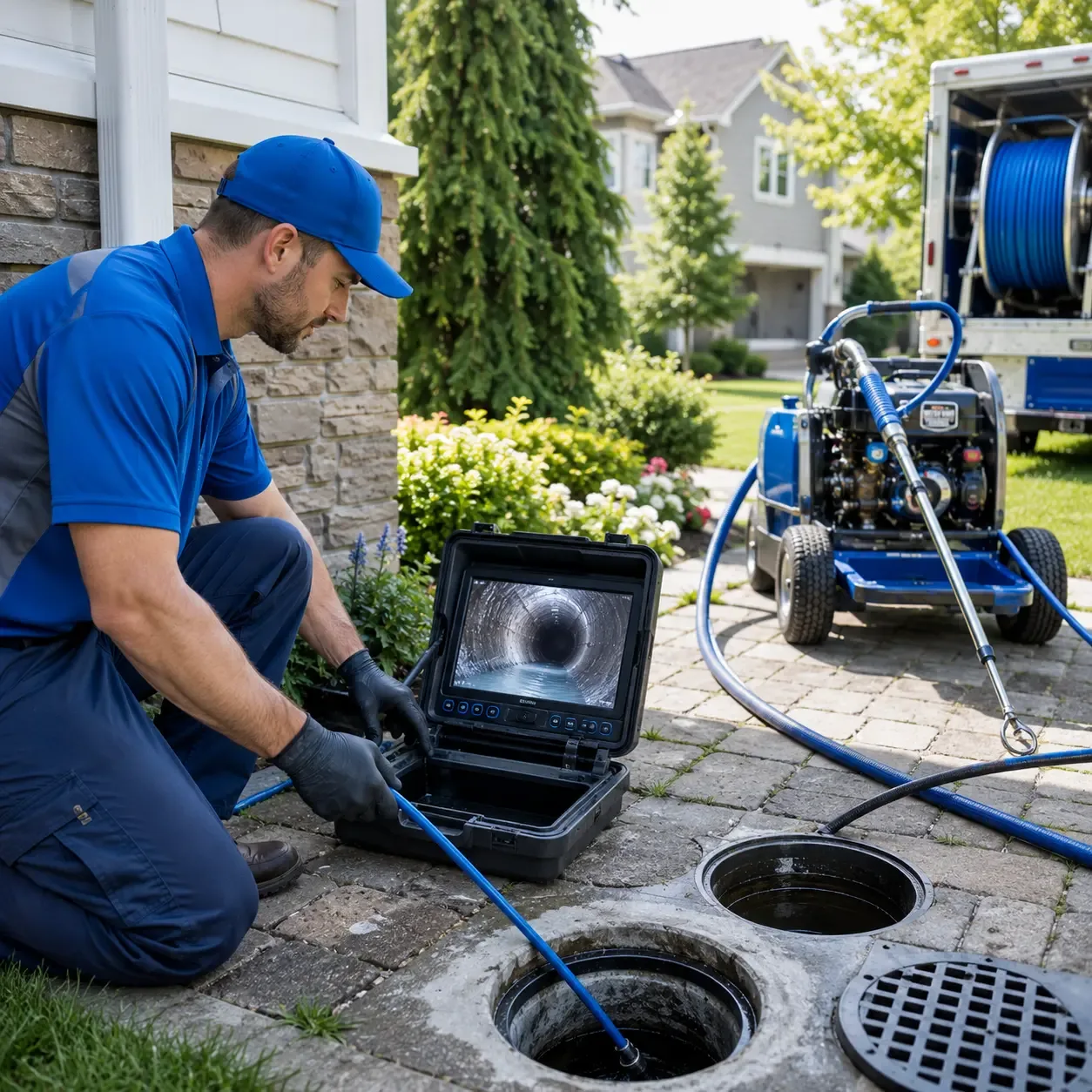 Outdoor drain cleaning professionals serving Roxbury, VT